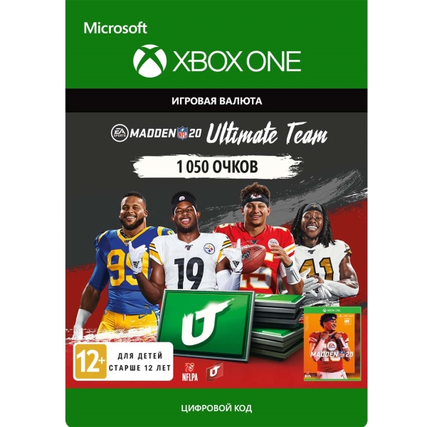 Xbox Xbox Madden NFL 20: MUT 1050 Madden Points Pack (One)