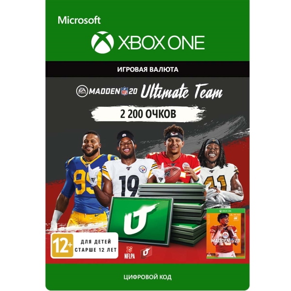 Xbox Xbox Madden NFL 20: MUT 2200 Madden Points Pack (One)