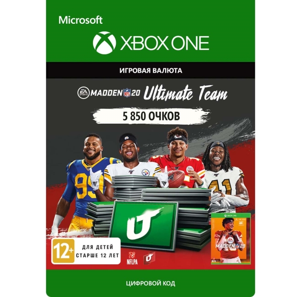 Xbox Xbox Madden NFL 20: MUT 5850 Madden Points Pack (One)