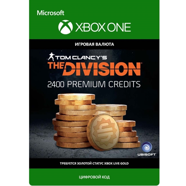 Xbox Xbox Tom Clancy's The Division: Curr p 2400 Cr (One)