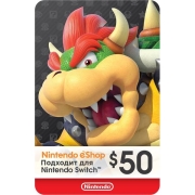 Изображение товара Карта оплаты Nintendo eShop 50 USD USA