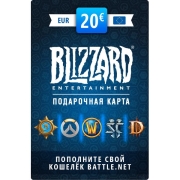 Изображение товара Игровая валюта PC Blizzard Карта пополнения баланса Battle.net 20 EUR