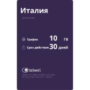 Изображение товара eSIM Telwel пакет Италия 10Гб 30 дней