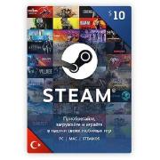 Изображение товара Игровая валюта PC Steam Wallet Карта оплаты Steam 10 USD (Турция)