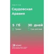 Изображение товара eSIM Telwel пакет Саудовская Аравия 5Гб 30 дней
