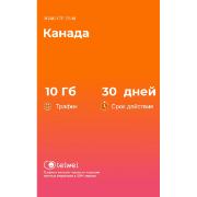 Изображение товара eSIM Telwel пакет Канада 10Гб 30 дней