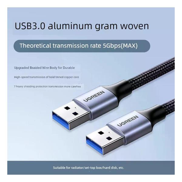 Изображение товара Кабель USB 3.0 UNIMALL US102 2 м для смартфонов и телевизоров Изображение товара Кабель USB 3.0 UNIMALL US102 2 м для смартфонов и телевизоров