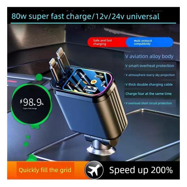Изображение товара Автомобильное ЗУ для смартфонов UNIMALL Kc01