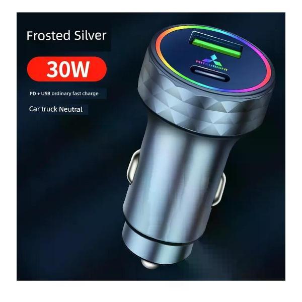Изображение товара Автомобильное зарядное устройство UNIMALL Mitsubishi Car Charger 30Вт для смартфонов