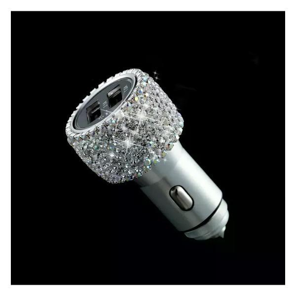 Изображение товара Автомобильное зарядное устройство UNIMALL 01014 с двойным USB для смартфонов Изображение товара Автомобильное зарядное устройство UNIMALL 01014 с двойным USB для смартфонов