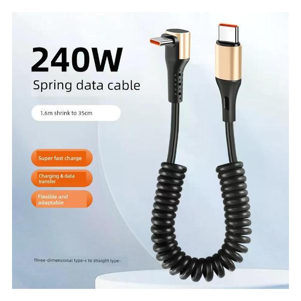 Изображение товара Кабель UNIMALL T56-2 USB Type-C для смартфонов, черно-золотой