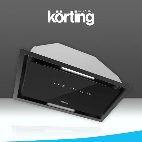 Изображение товара Встраиваемая вытяжка Korting KHI 6997 GN с сенсорным управлением и LED освещением