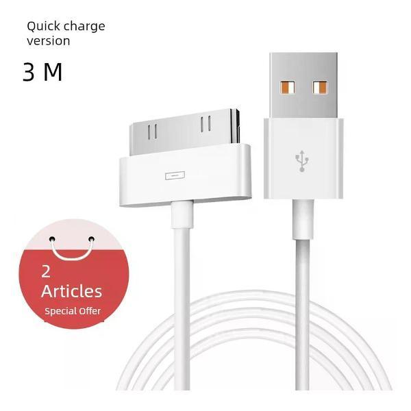 Изображение товара Кабель для смартфона UNIMALL 3 м Apple 30-pin для зарядки и передачи данных