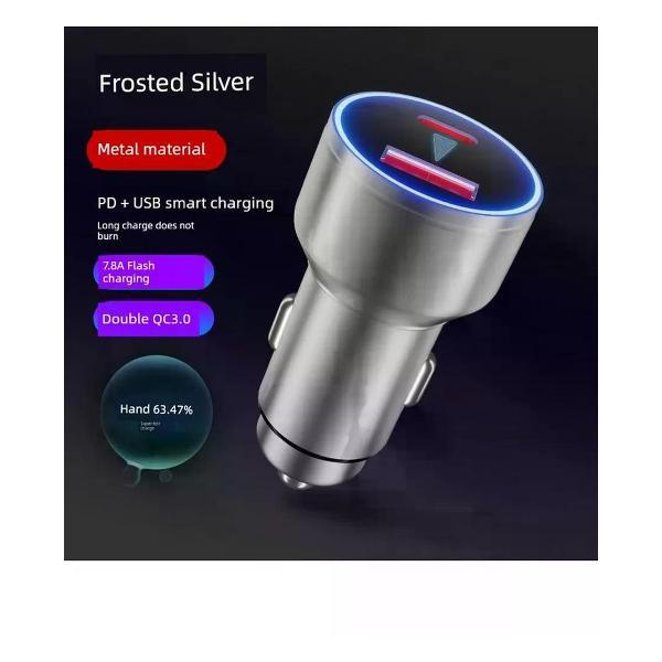 Изображение товара Автомобильное зарядное устройство UNIMALL Dark Blue Series 66 Вт с Power Delivery