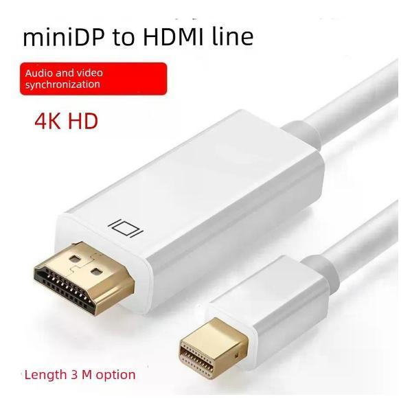 Изображение товара Кабель UNIMALL mini Display Port HDMI 4K длиной 3 м для компьютеров Изображение товара Кабель UNIMALL mini Display Port HDMI 4K длиной 3 м для компьютеров