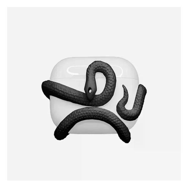 Изображение товара Чехол UNIMALL Snake Series для AirPods 3 черный противоударный Изображение товара Чехол UNIMALL Snake Series для AirPods 3 черный противоударный