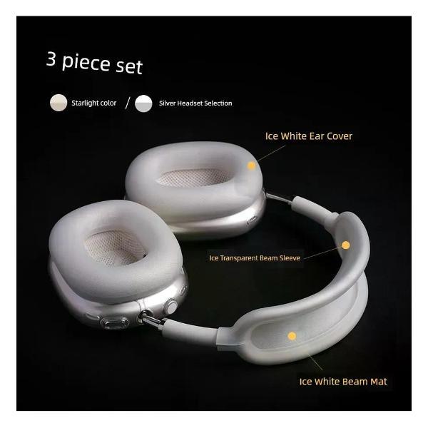 Изображение товара Чехол UNIMALL для AirPods Max белый защитный гибкий ТПУ