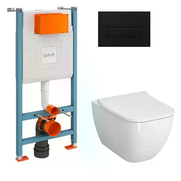 Изображение товара Унитаз Vitra Инсталляция с унитазом VitrA Quatro комплект 4 в 1