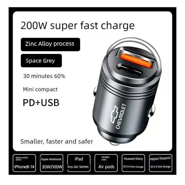 Изображение товара Автомобильное зарядное устройство UNIMALL Car Charger 13 PD USB металлическое