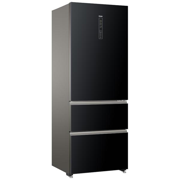 Изображение товара Уцененный холодильник комби многодверный HAIER A3FE742CGBJRU черный, хороший