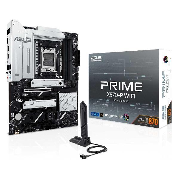 Изображение товара Материнская плата ASUS PRIME X870-P WIFI AM5 ATX с DDR5 и Wi-Fi 7 Изображение товара Материнская плата ASUS PRIME X870-P WIFI AM5 ATX с DDR5 и Wi-Fi 7