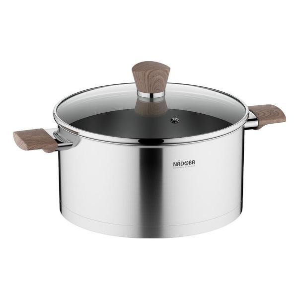 Изображение товара Жаровня Nadoba LUDVA 24 см/5,6 л с антипригарным покрытием и стеклянной крышкой Изображение товара Жаровня Nadoba LUDVA 24 см/5,6 л с антипригарным покрытием и стеклянной крышкой
