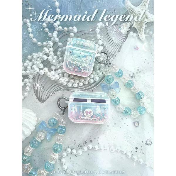 Изображение товара Чехол для AirPods JoeJoe Mermaid Legend с жестким корпусом, бирюзовый Изображение товара Чехол для AirPods JoeJoe Mermaid Legend с жестким корпусом, бирюзовый