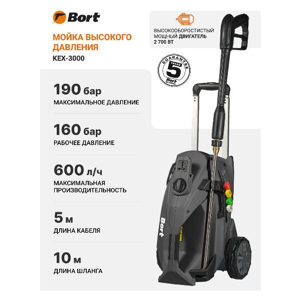 Изображение товара Автомойка Bort KEX-3000 (91276308)