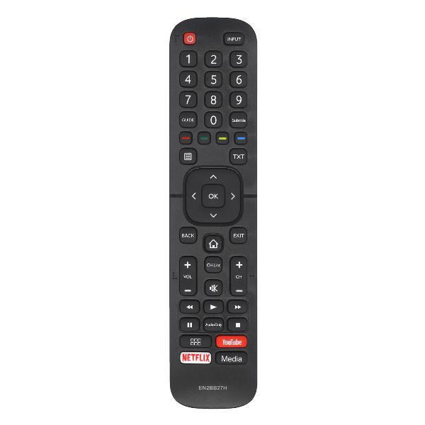 Изображение товара Пульт ДУ для ТВ, приставки ТВ, DVD-плеера Huayu EN2BB27H (EN2BB27DE) для телевизора Hisense, DEXP Изображение товара Пульт ДУ для ТВ, приставки ТВ, DVD-плеера Huayu EN2BB27H (EN2BB27DE) для телевизора Hisense, DEXP