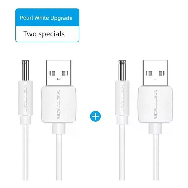 Изображение товара Кабель USB на DC 3.5 мм UNIMALL для смартфонов, 1 м, жемчужно-белый, 2 шт. Изображение товара Кабель USB на DC 3.5 мм UNIMALL для смартфонов, 1 м, жемчужно-белый, 2 шт.