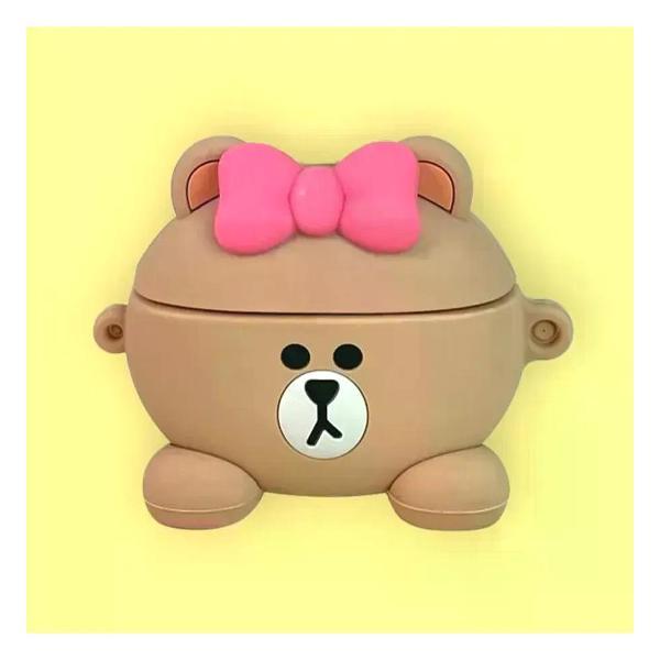 Изображение товара Чехол для наушников UNIMALL Line Friends Brown Bear для AirPods Pro Изображение товара Чехол для наушников UNIMALL Line Friends Brown Bear для AirPods Pro