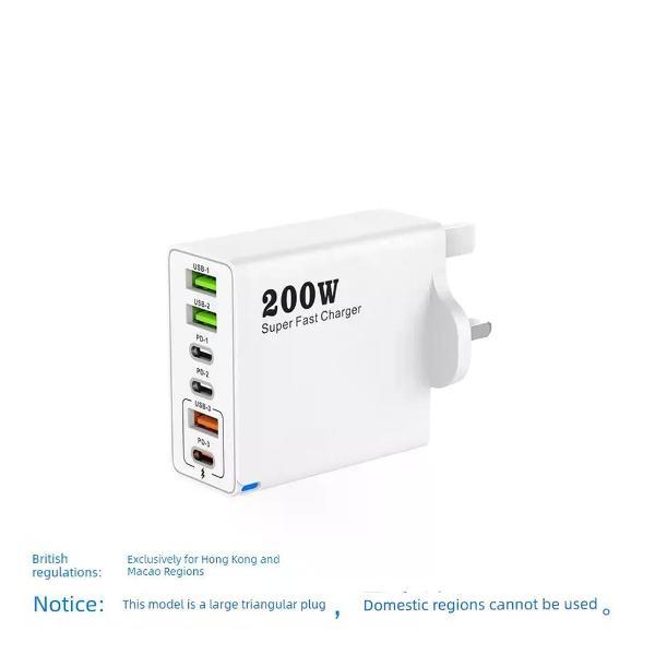Изображение товара Зарядное устройство UNIMALL 200W Быстрая зарядка для смартфонов и мобильных устройств