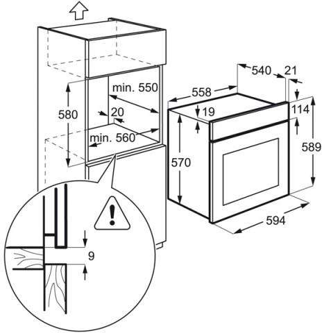 Инструкция встроенный духовой шкаф electrolux