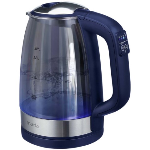 Чайник электрический Marta MT-1087 Blue Sapphire - купить чайник электрический MT-1087 Blue Sapphire по выгодной цене в интернет-магазине