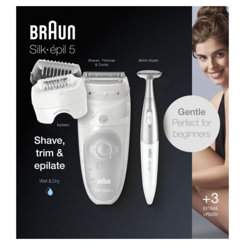 Эпилятор Braun Silk-epil 5 5-545 купить в официальном магазине Braun