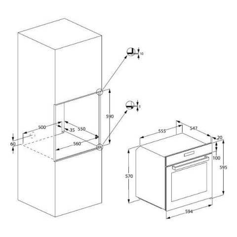 Духовой шкаф электрический встраиваемый beko bie22300xd