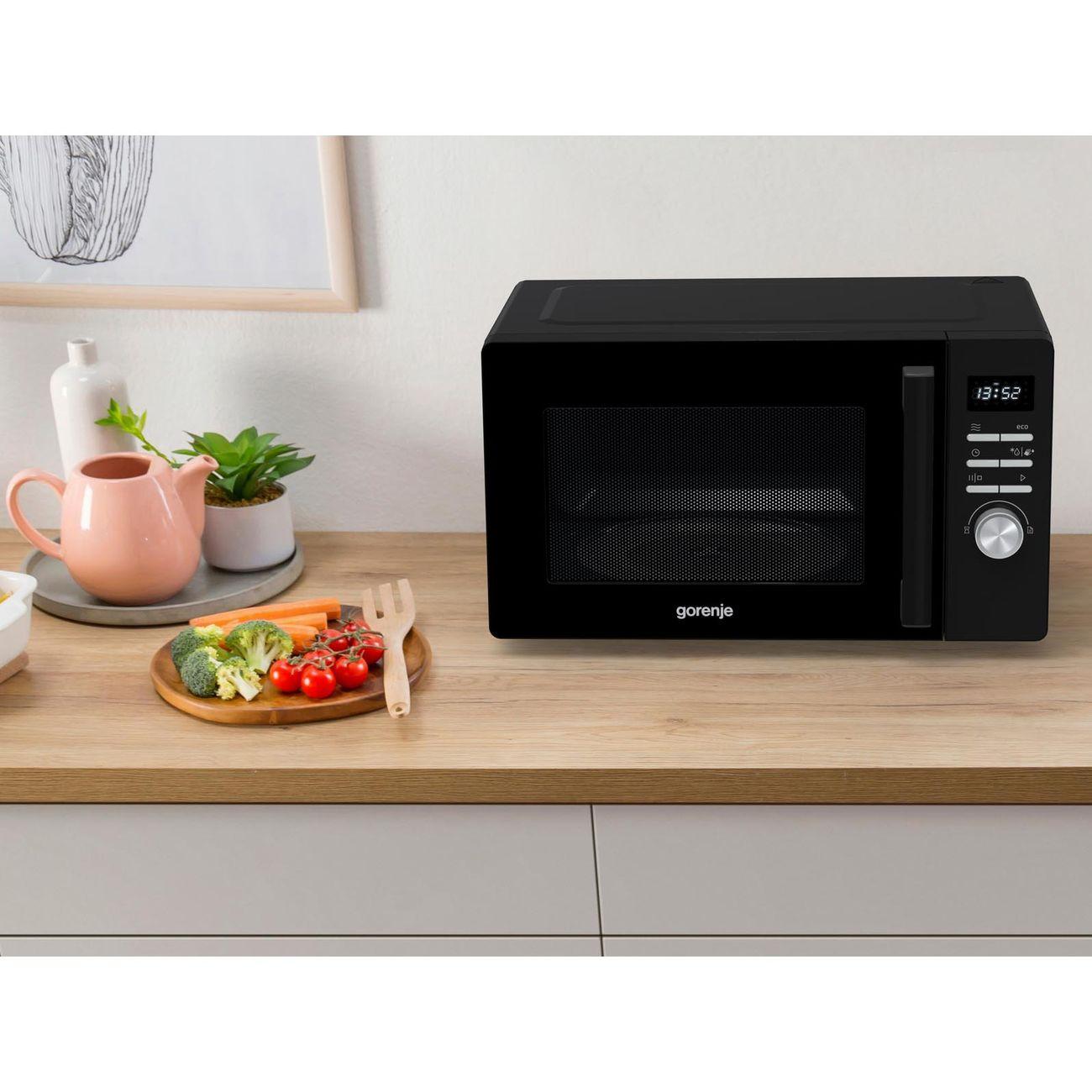 Микроволновая печь Gorenje MO23A3BH, 800Вт, 23л, черный — фото 7