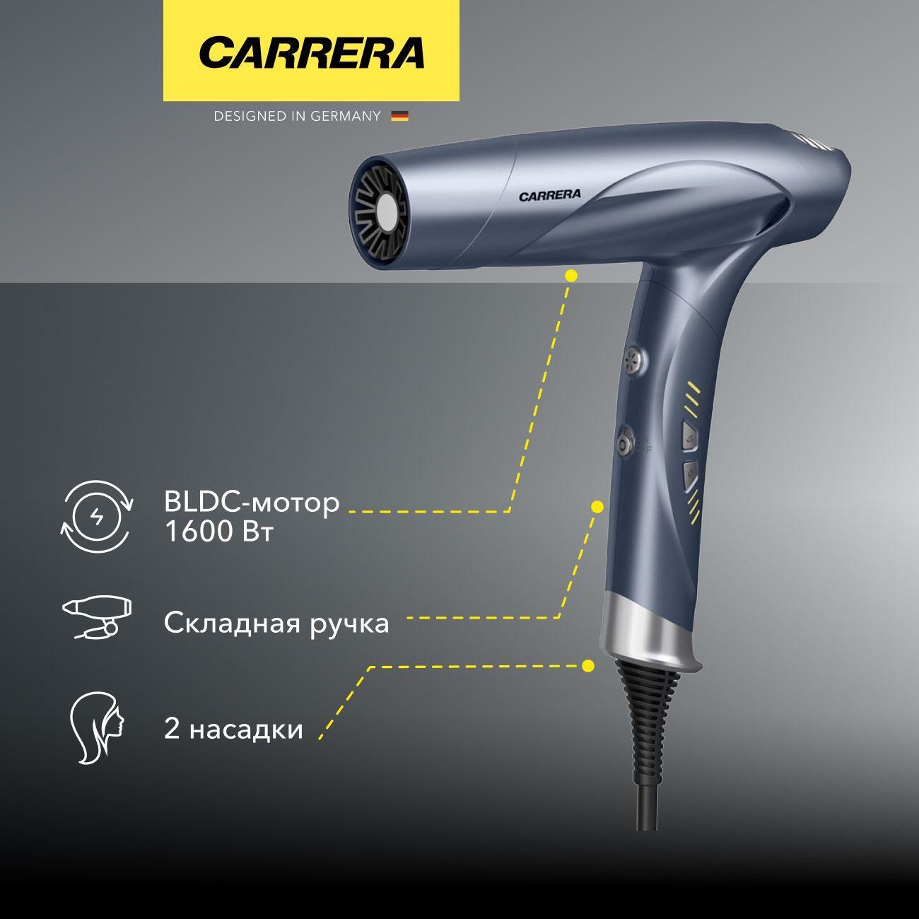 Изображение товара Уцененный фен Carrera №743, отличный Изображение товара Уцененный фен Carrera №743, отличный
