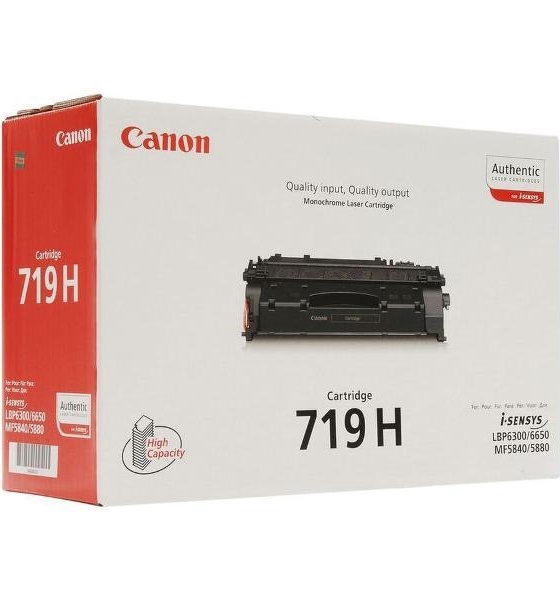 Изображение товара Картридж для лазерного принтера Canon 719H (3480B002) Изображение товара Картридж для лазерного принтера Canon 719H (3480B002)