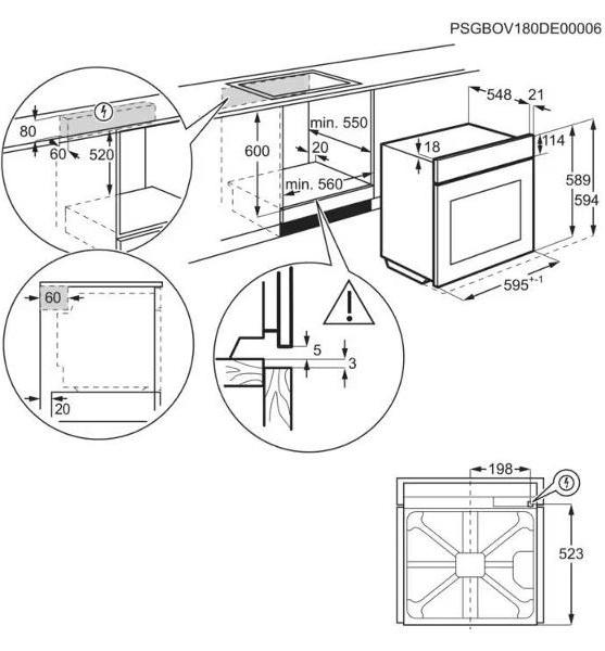 Электрический духовой шкаф Electrolux EOD6C77WX — фото 7