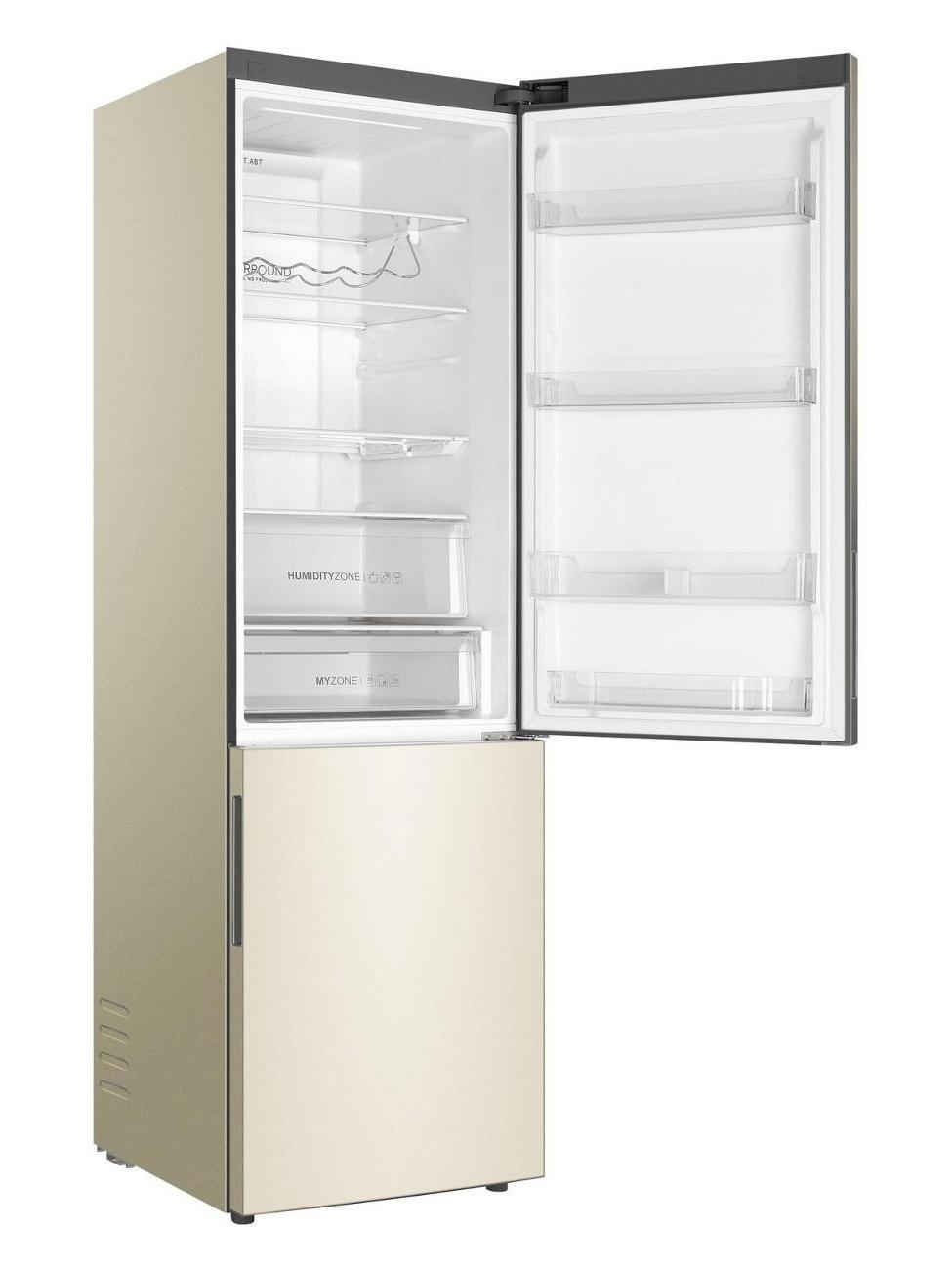 Холодильник с морозильником Haier C4F640CCGU1 бежевый — фото 7