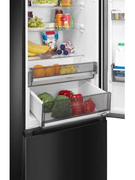 Двухкамерный холодильник Meferi MFR185BK TOTAL NO FROST COMBI ULTRA — фото 5