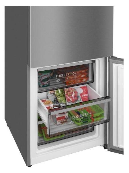 Двухкамерный холодильник Meferi MFR185IX TOTAL NO FROST COMBI ULTRA — фото 6