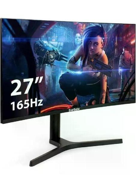 Монитор ExeGate изогнутый игровой 165 Гц 27" Combat EV2707C VA Curved R1500 LED Grade A+, 1920x1080 165Гц, 250cd/m2, 3000:1, 178/178, 1ms, Speakers, HDMI2. 296974 — фото 2