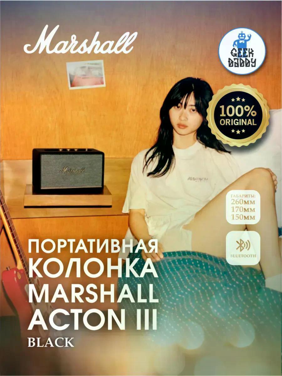 Изображение товара Беспроводная колонка Marshall Marshall Acton III Black Изображение товара Беспроводная колонка Marshall Marshall Acton III Black