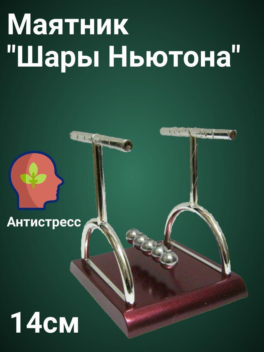 Изображение товара Антистресс игрушка Нимантика Маятник шары Ньютона Вечный двигатель14см Антистресс/Подарок детям - учим физику Изображение товара Антистресс игрушка Нимантика Маятник шары Ньютона Вечный двигатель14см Антистресс/Подарок детям - учим физику