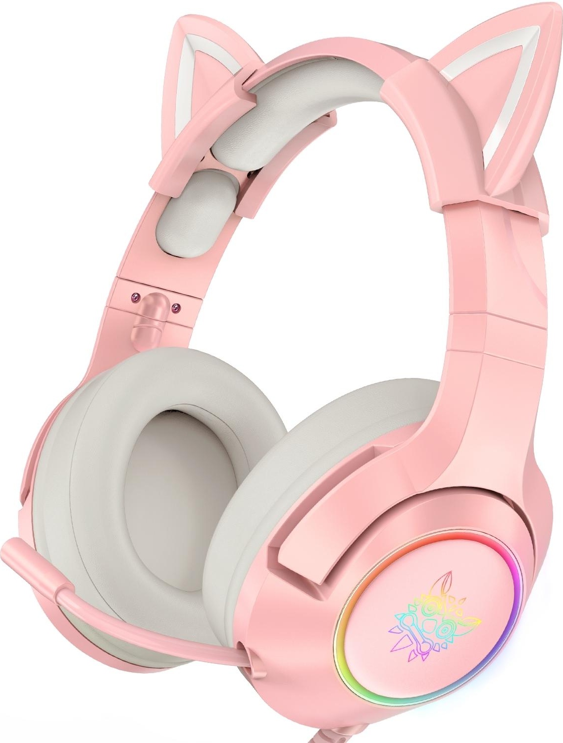 Изображение товара Игровые наушники Onikuma K9 Pink Cat Изображение товара Игровые наушники Onikuma K9 Pink Cat