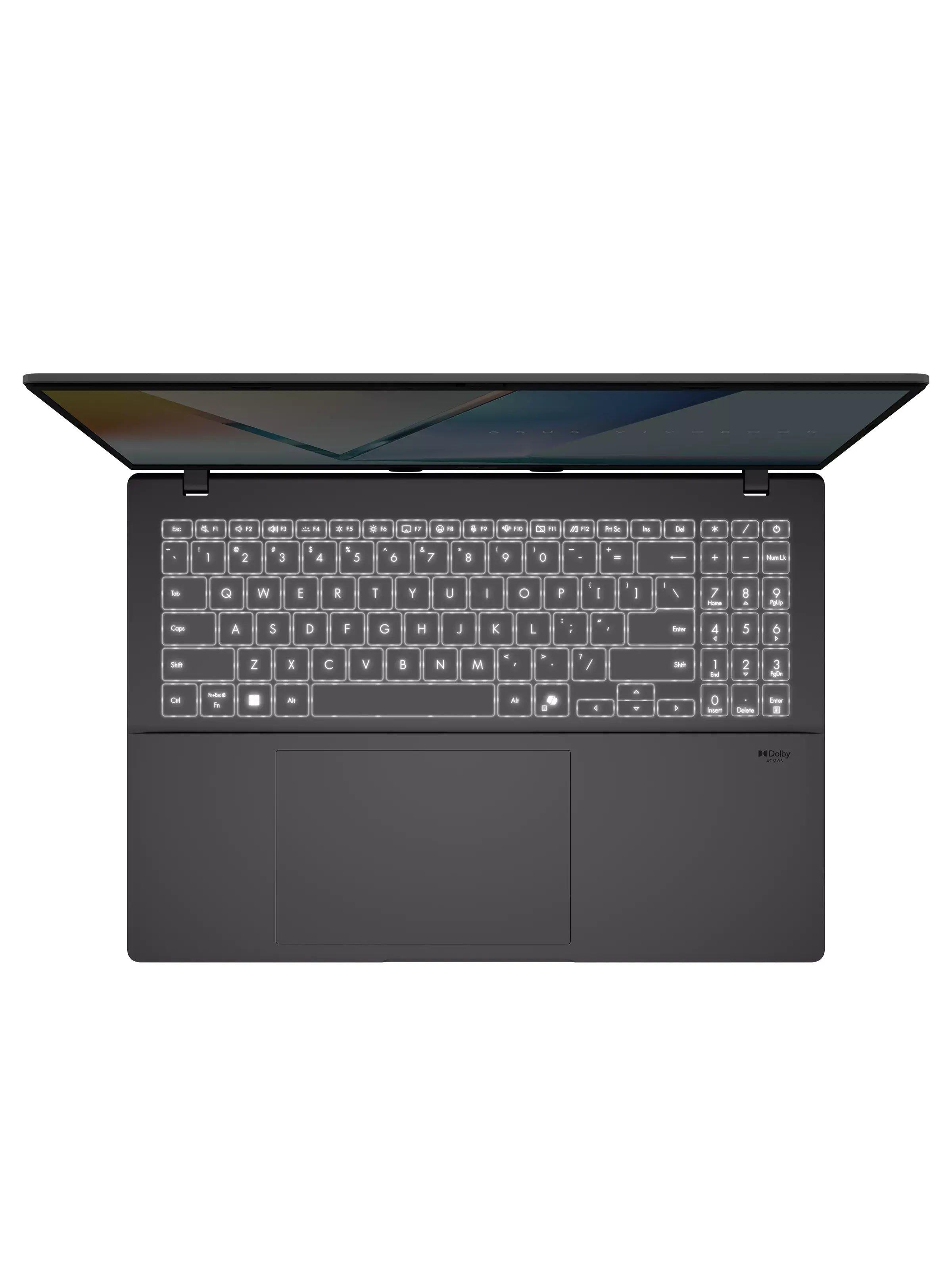 Ноутбук Asus 16" VivoBook S3607AA-SH114 Ul7 355/32Gb/SSD1Tb/noOS/серебристый — фото 10