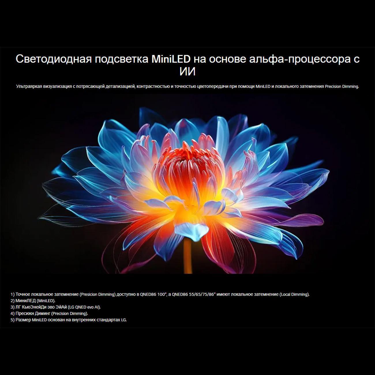 Телевизор LG 100QNED86A6.ARUG — фото 10