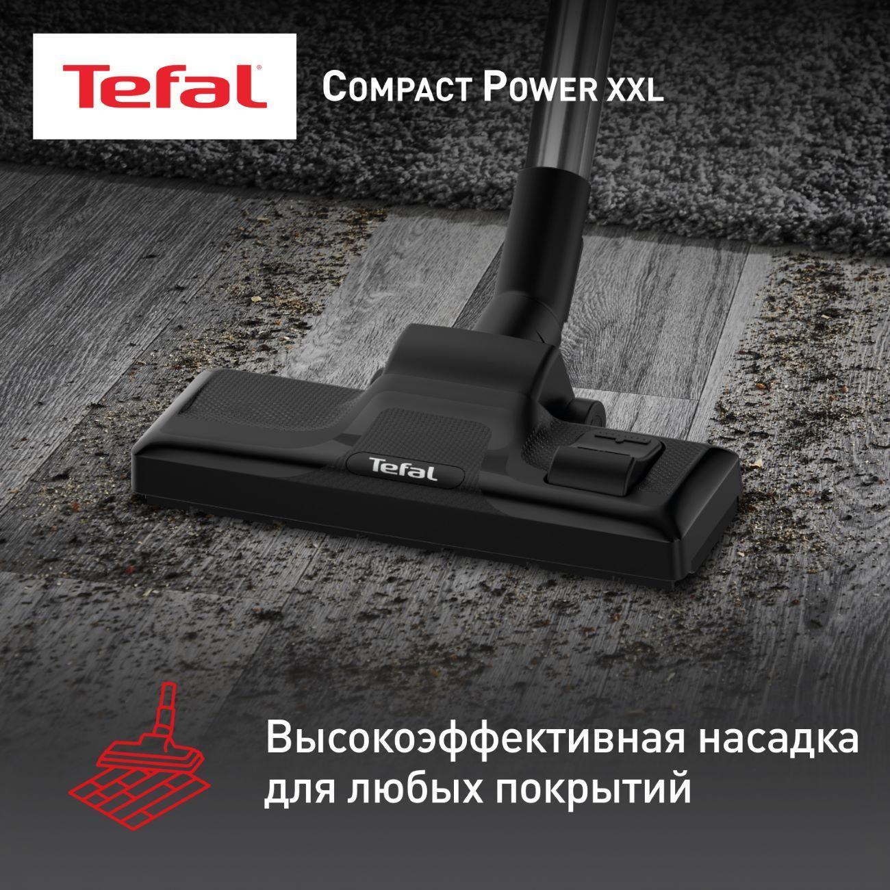 Пылесос Tefal Compact Power XXL TW4B36EA серый — фото 7